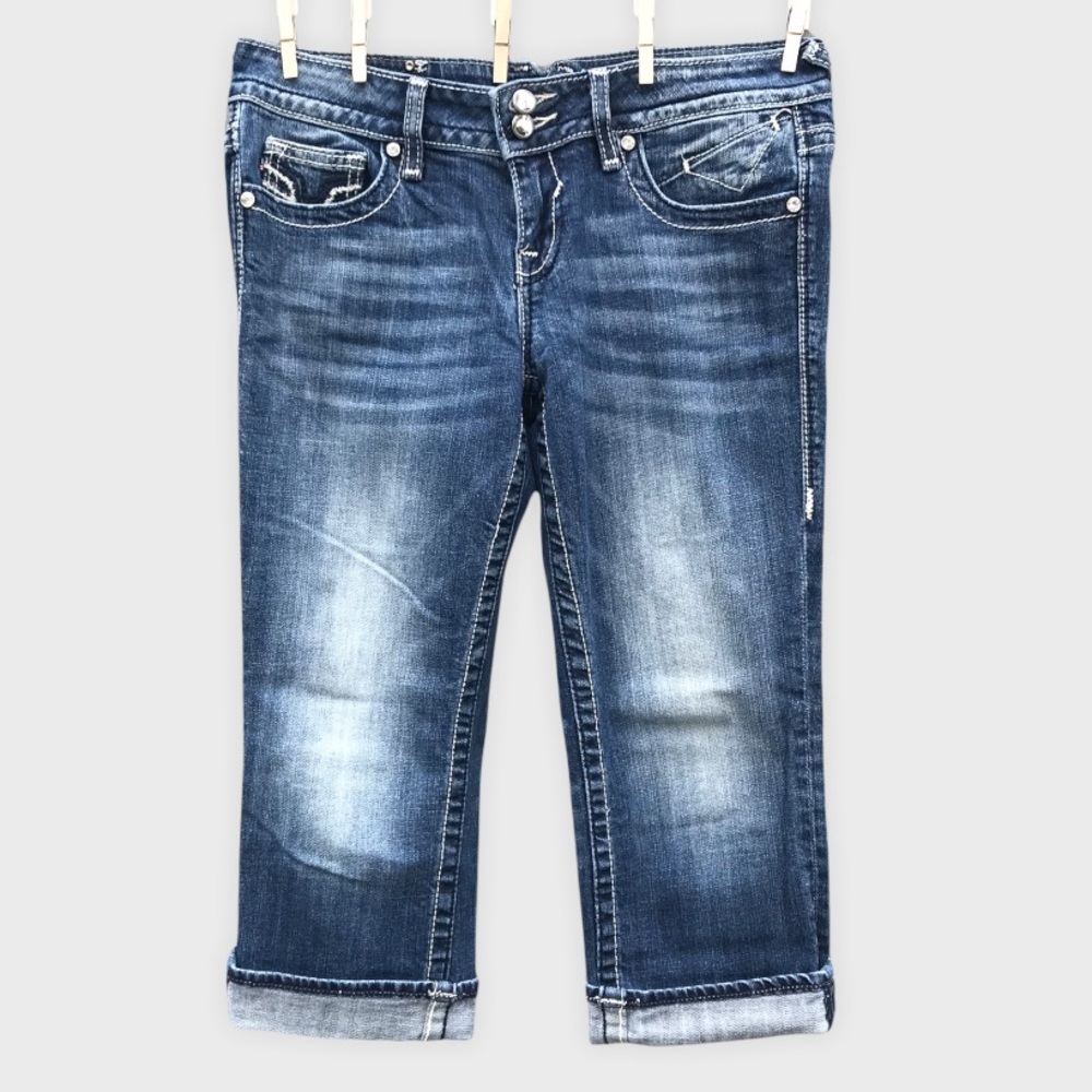 Vigoss Jeans, The Chelsea Capri, Women’s Size 7/8 & 21” Length.